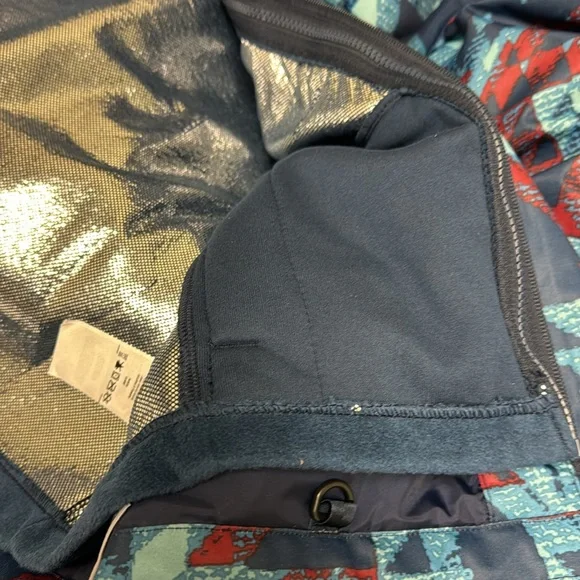 Child’s Columbia coat. Blues and burgundy in color. Jackets & Coats